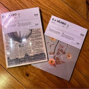 IKEA Art Postcard Print Set of 16 NWT — 5x7 Hot Air Balloon Pirate Ship Floral